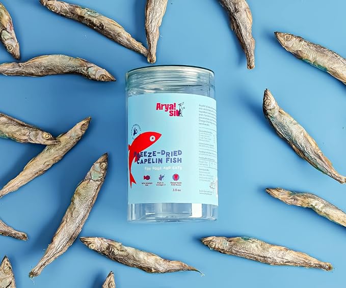 Freeze-Dried Single Ingredient Dog Treats (Capelin Fish)