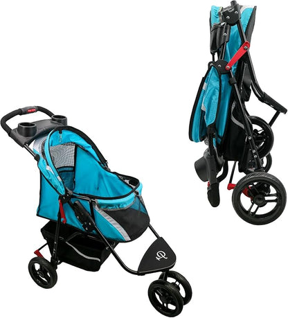 Petique Revolutionary Durable Pet Stroller 55LBS -