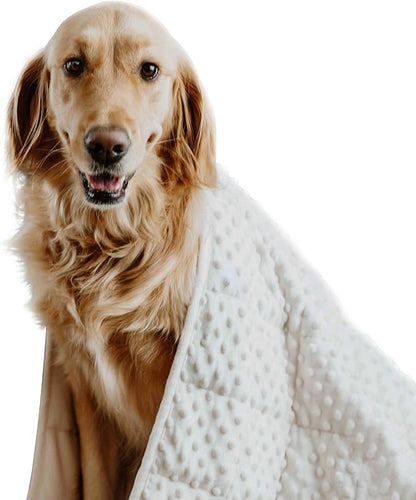 Calming Weighted Dog Blanket for Anxiety Relief