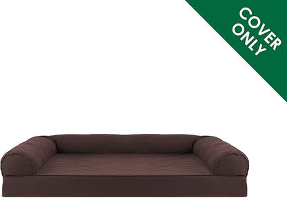 Furhaven Replacement Dog Bed Cover Quilted Sofa-Style