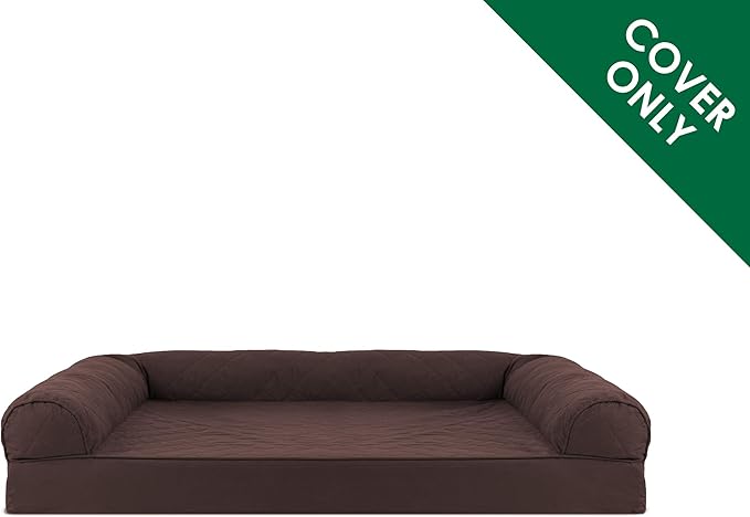 Furhaven Replacement Dog Bed Cover Quilted Sofa-Style