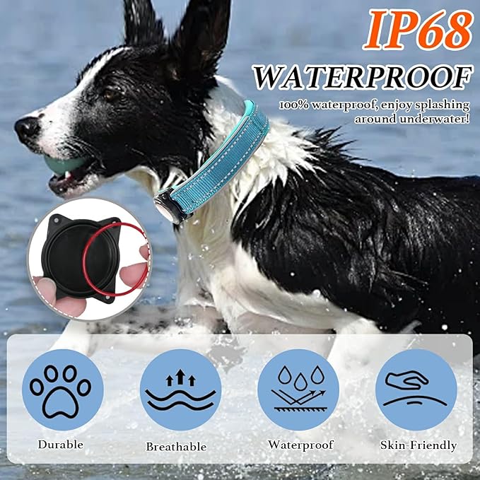 AirTag Dog Collar 100% Waterproof