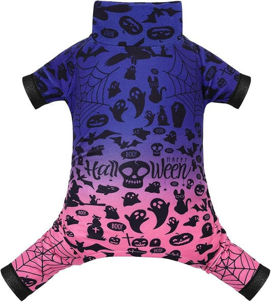 CuteBone Turtleneck Dog Pajamas Pet Clothes Thermal Dralon Onesie Cashmere High-Necked Puppy Pjs Coat GP05XL