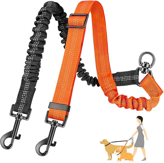 Two Dog Lead 2 in 1 Upgraded
