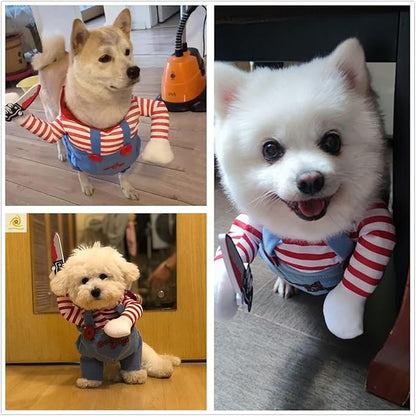 Pet Deadly Doll Dog Costume 21"-27")