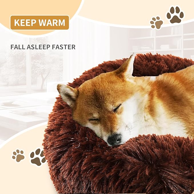 Dog Bed Comfiest Indoor Calming Waterproof Bedding Washable