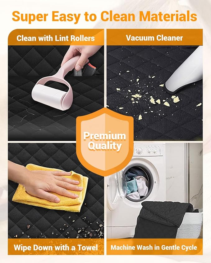 Dog Car Seat Cover 600D Heavy 100% Waterproof