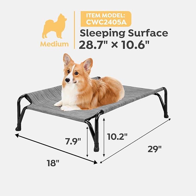 Veehoo Small Elevated Dog Bed CWC2405ACP