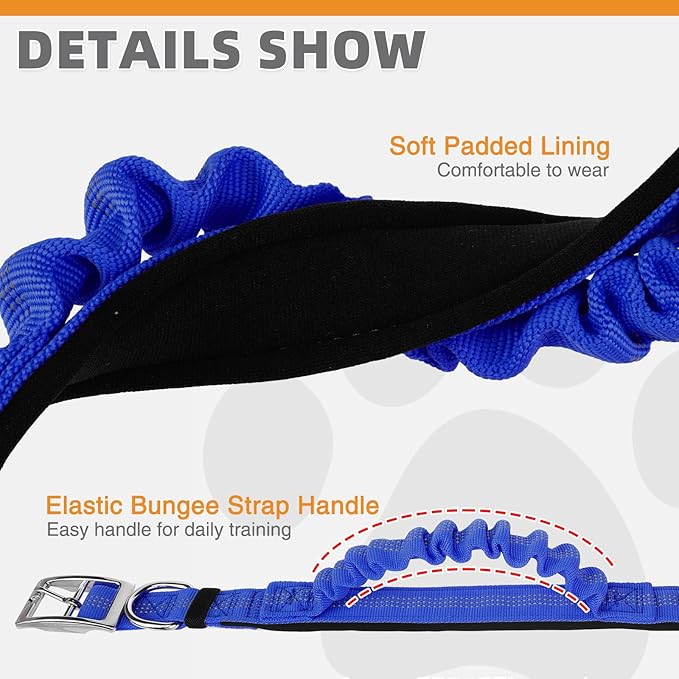 KOOLTAIL Tactical Dog Collar with Handle-Heavy Duty Dog Collar for Military Training