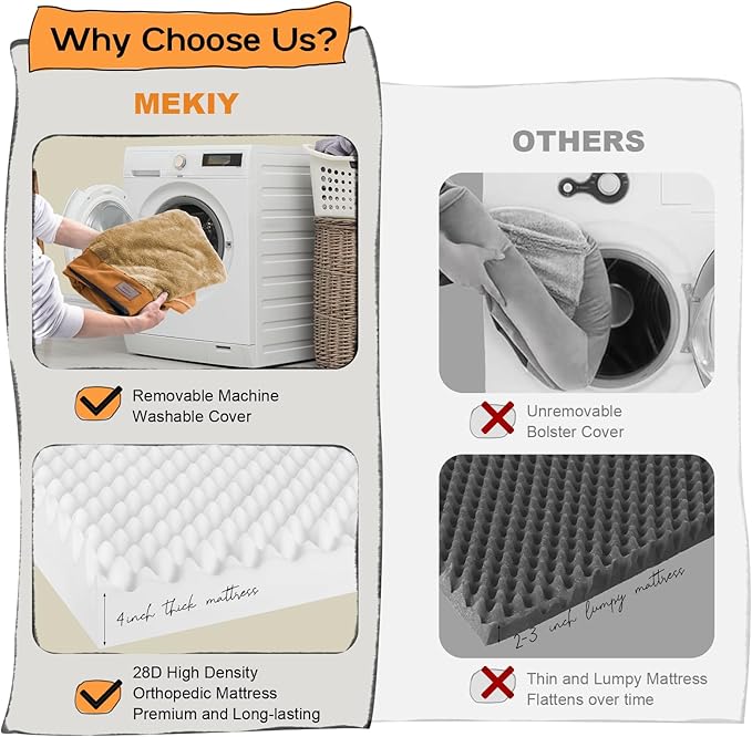 Large Dog Bed Orthopedic Washable