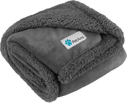 PetAmi Dog Blanket for Small Medium Dogs 29x40 Solid
