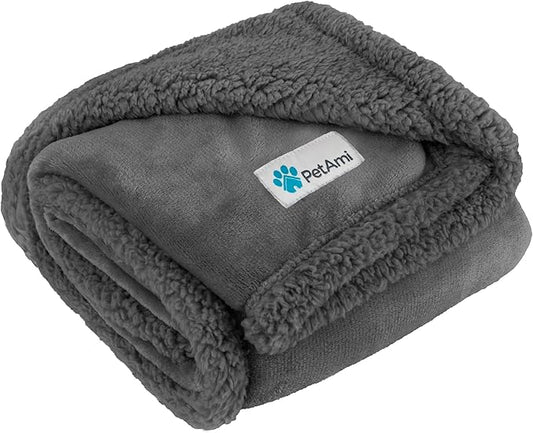PetAmi Dog Blanket for Small Medium Dogs 29x40 Solid