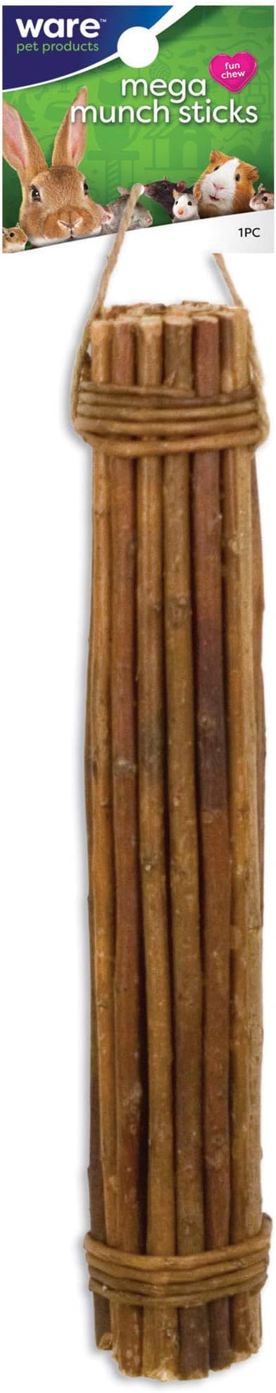 Ware Manufacturing Natural Willow Mega Munch Sticks Small Pet Chew Treat