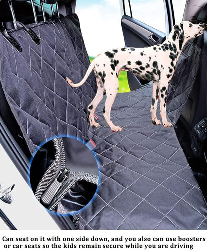 RBSC Home Dog Car Back Seat Cover Waterproof Heavy Duty and Nonslip Car Backseat Cover for Cars