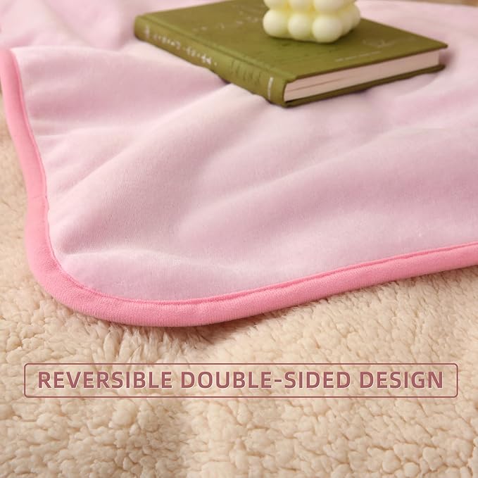 DaysU Waterproof Dog Blanket for Small Dogs 40"x50" Pink
