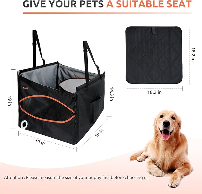 Dog Car Seat for Small Medium Dogs