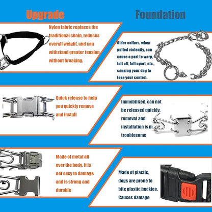 No Pull Collar 13"-17''), Black)