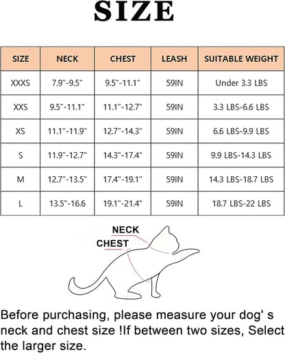 L Pink Soft Mesh Dog Harness and Leash Set