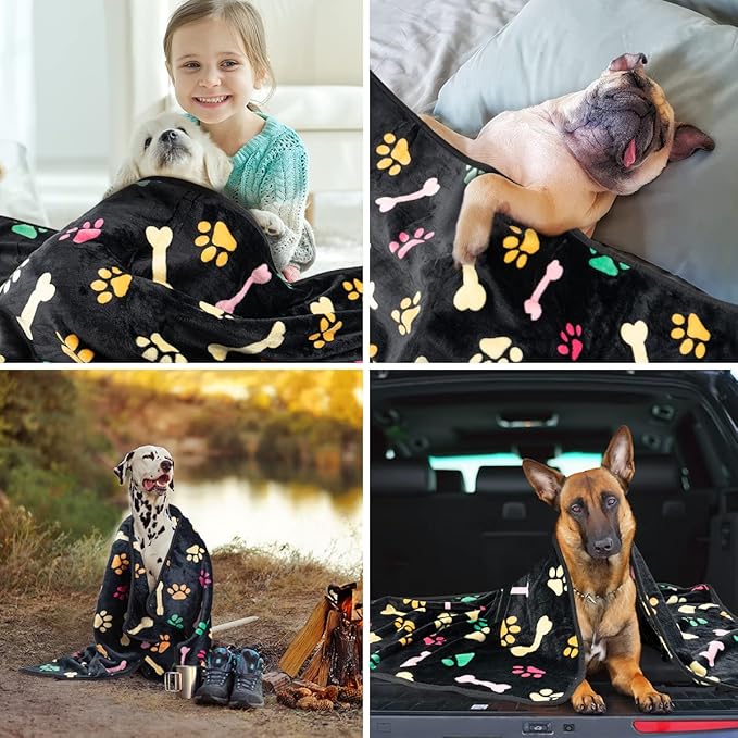 Dono 1 Pack 3 Dog Blankets for Small Dogs (40 * 30")