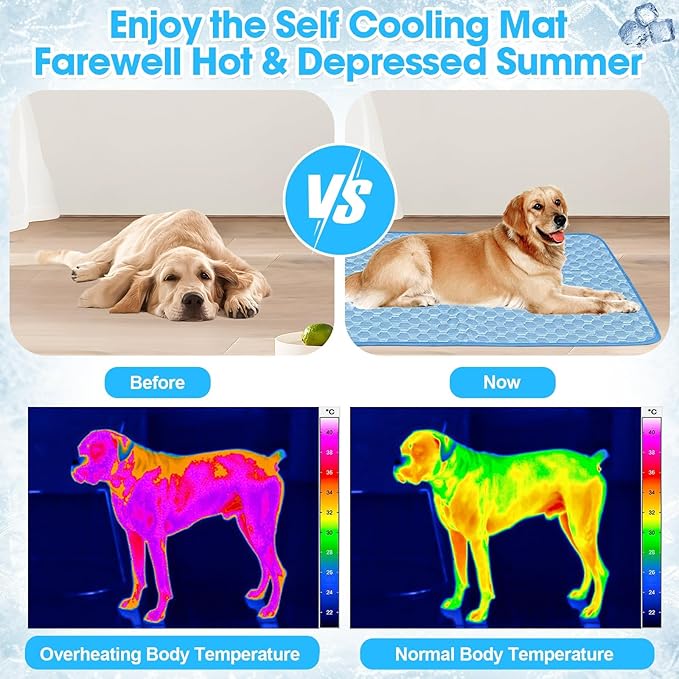 Dog Cooling Mat (37X22 Inch)