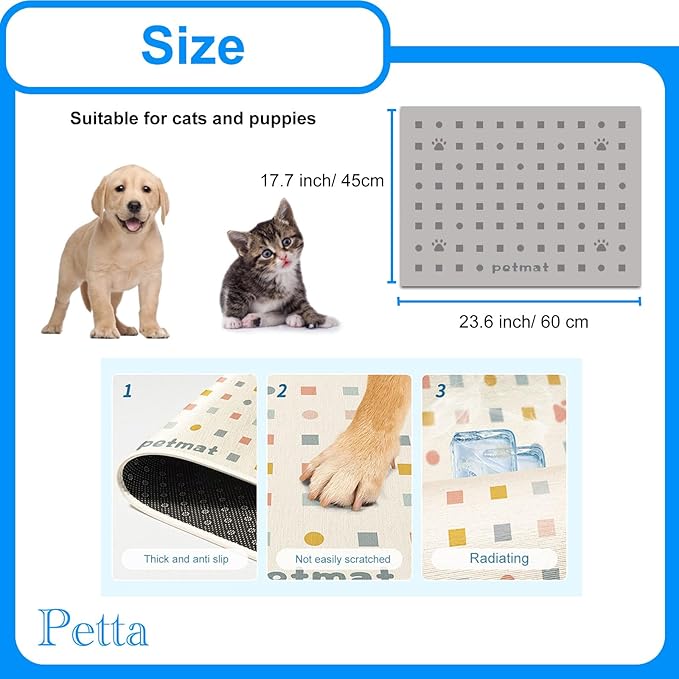 Dog Cooling Mat 17.7 x 23.6 Inches