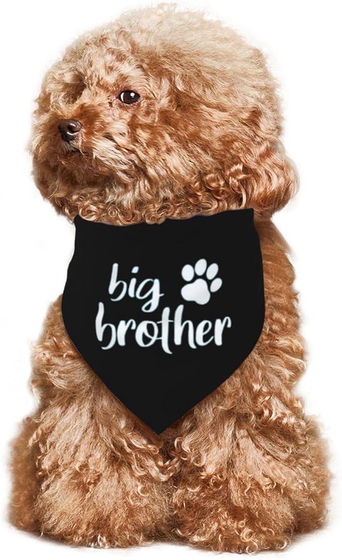 Big Brother Gender Reveal Baby Announcement Dog Bandana