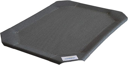 Coolaroo The Original Elevated Pet Bed Replacement Cover, Large Gunmetal , 51"L x 51"W x 0.3"Th