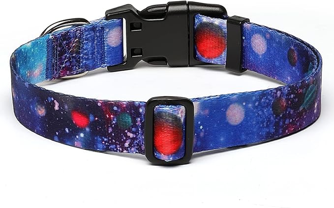 Adjustable Dog Collar with Patterns