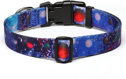 Adjustable Dog Collar with Patterns