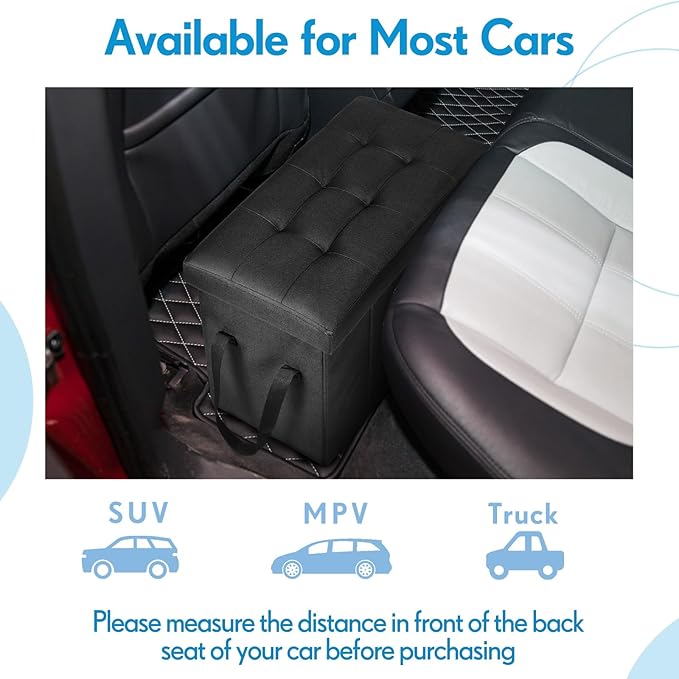 2 Pack Car Back Seat Extender for Dogs 300lbs Car