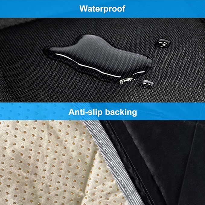 RBSC Home Dog Car Back Seat Cover Waterproof Heavy Duty and Nonslip Car Backseat Cover for Cars