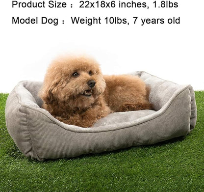 Hollypet Rectangle Plush Dog Cat Bed Self-warming Pet Bed