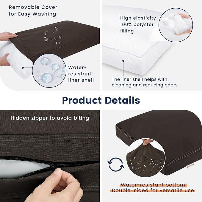 Miguel Durable Canvas Dog Bed 14 Ounce 24 x 18 inch,