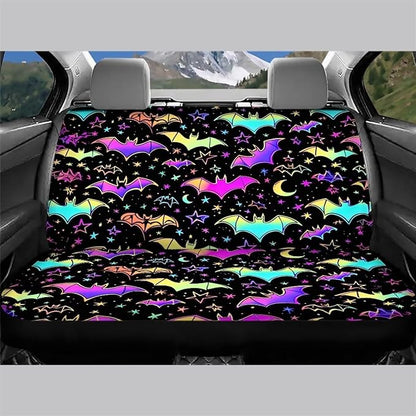 WELLFLYHOM Goth Bats Car Accessories Bench Seat Cover