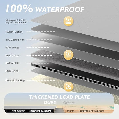 TOOLIOM Dog Car Seat Cover for Back Seat