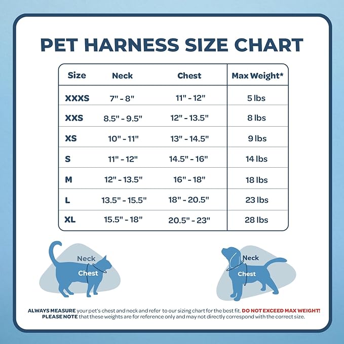 Voyager Step-in Air Dog Harness - All Weather Mesh Step in Vest Harness for Small and Medium Dogs and Cats by Best Pet Supplies - Harness (Baby Blue), XL (Chest: 20.5-23")