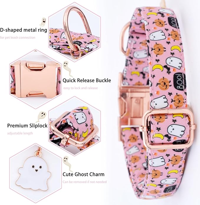 Faygarsle Bow Tie Halloween Fall Dog Collar