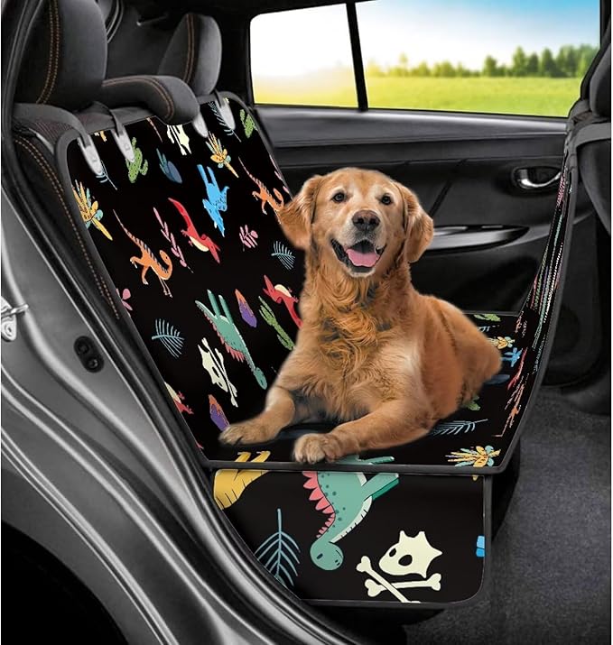 AFPANQZ Dino Back Seat Cover Protector Waterproof Scratchproof
