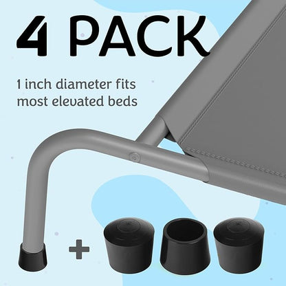 IMPRESA [4 Pack 1” Wide Elevated Dog Bed Feet to Protect Floors