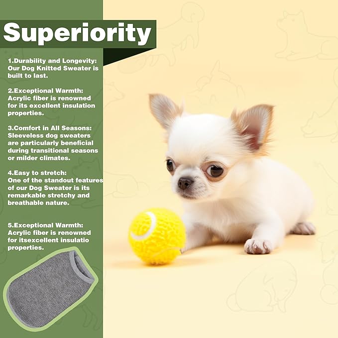 Cozy and Functional Dog Shirts for Small Puppies: Stretchable Beige Attire with Easy-On Design, Ideal for Chihuahuas and Yorkies - Enhance Comfort and Playfulness on Chill Days XX-Large