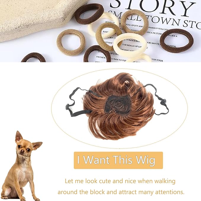 Dog Wig Pet Costumes