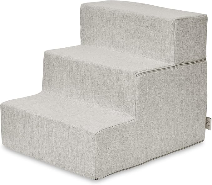 Best Pet Supplies Foldable Foam Pet Steps for Small Dogs and Cats 3-Step