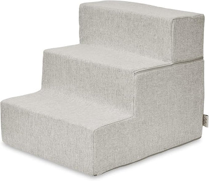 Best Pet Supplies Foldable Foam Pet Steps for Small Dogs and Cats 3-Step