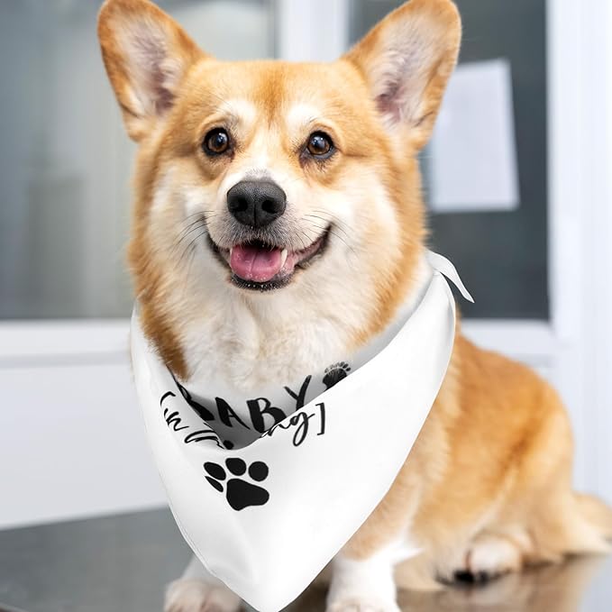 Dog Bandana Pregnancy Announcement Bandana for Dogs Baby
