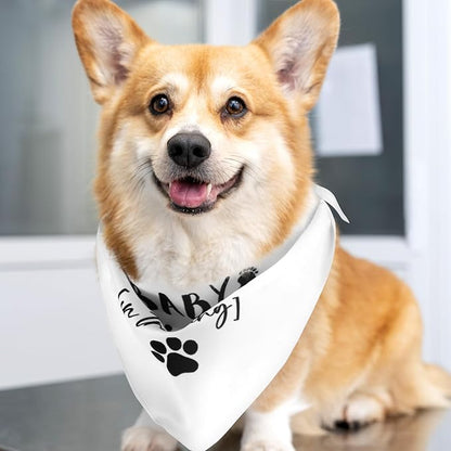 Dog Bandana Pregnancy Announcement Bandana for Dogs Baby