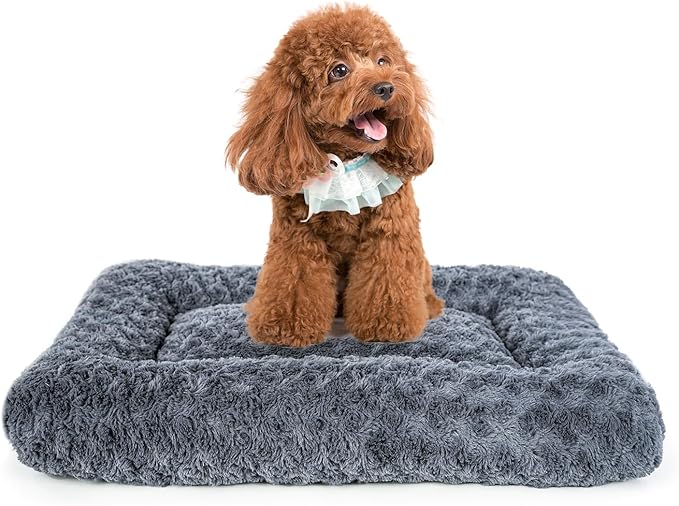 Dog Beds Crate Pad for Medium (17"x12"Dark Grey)