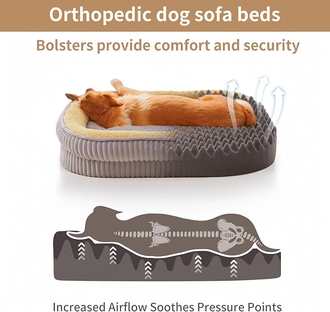 Orthopedic Dog Bed for Large Dogs Breeds