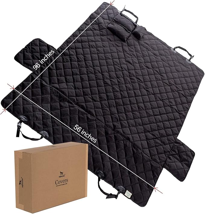 XL (56”Wx96”L) Dog Seat Cover for Cars & SUVs