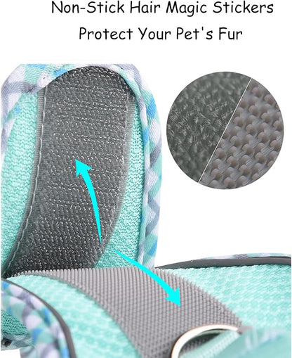 Petank Dog Harness for Small Medium Dogs No Pull, Puppy Harness and Leash Set, Easy Walk Dog Harness for Walking, Running, Training, Small Dog Harness, Medium Dog Harness (Green, XXS)