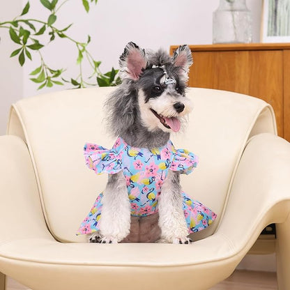 CuteBone Dog Dress Princess Puppy Birthday Dresses FX10M